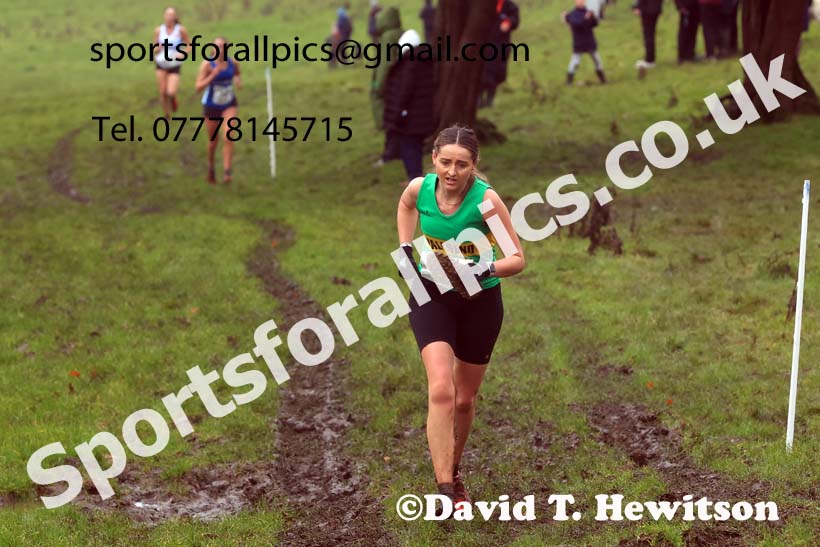 Womens Senior and Womens Masters 2023 NECAA Cross Country Relays, Thornley Hall Farm, Peterlee, County Durham. Photo: David T. Hewitson/Sports for All Pics